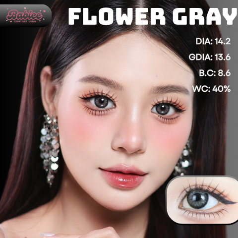(Babiee) FLOWER GRAY - size vừa