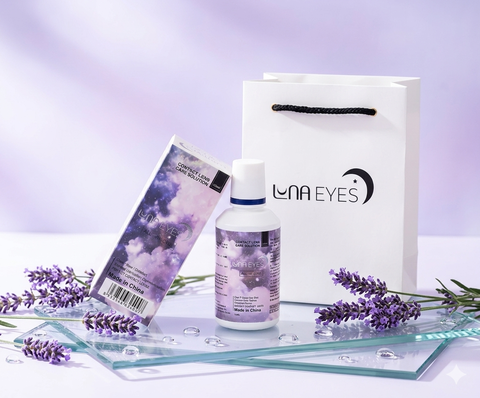 Nước ngâm lens LUNA EYES 120ml dành cho kính áp tròng