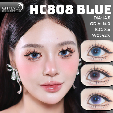 (Luna Eyes) HC808 BLUE - size to