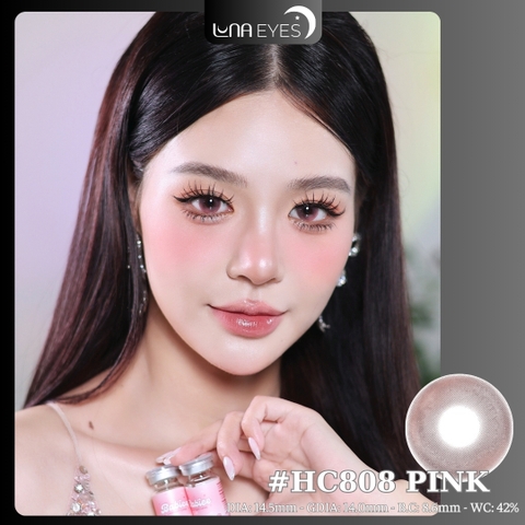 (Luna Eyes) HC808 PINK - size to