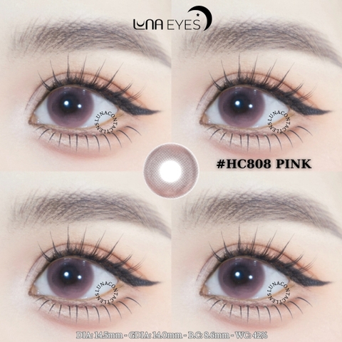 (Luna Eyes) HC808 PINK - size to