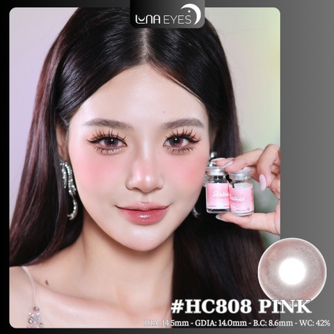 (Luna Eyes) HC808 PINK - size to
