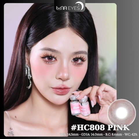(Luna Eyes) HC808 PINK - size to