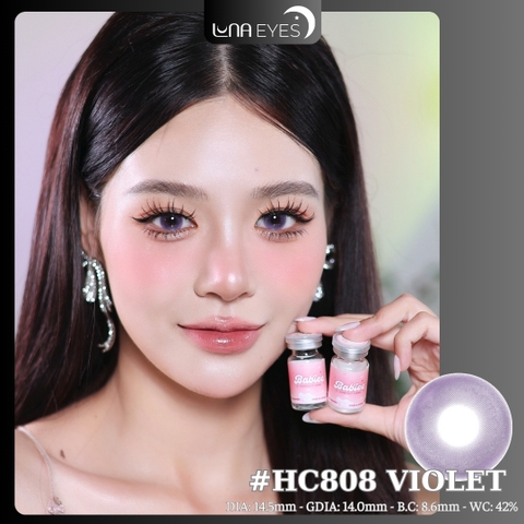 (Luna Eyes) HC808 VIOLET - size to
