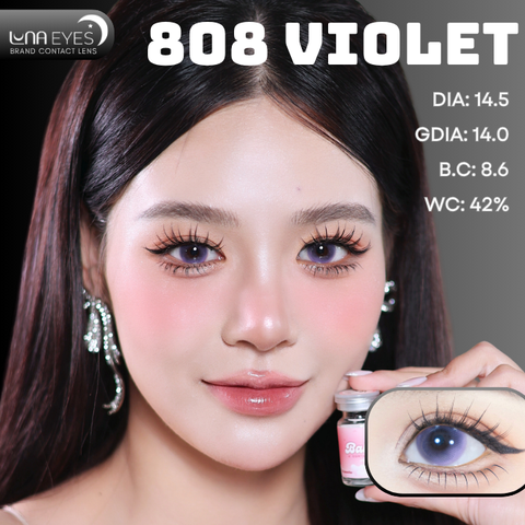 (Luna Eyes) HC808 VIOLET - size to