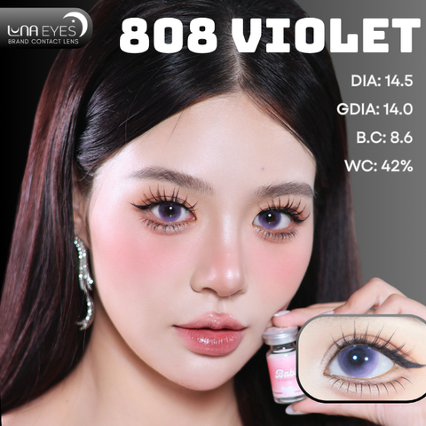 (Luna Eyes) HC808 VIOLET - size to