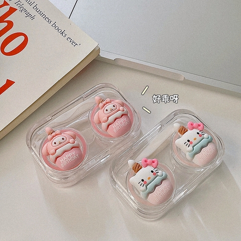 Khay đơn Birthday hình thú kèm dụng cụ đeo