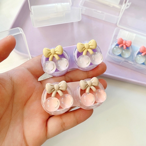 Khay đơn pha lê hình Cherry trong suốt kèm dụng cụ đeo