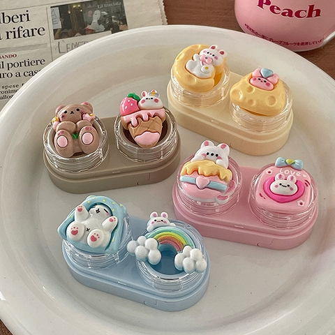 Khay đơn hình thú dễ thương kèm dụng cụ đeo