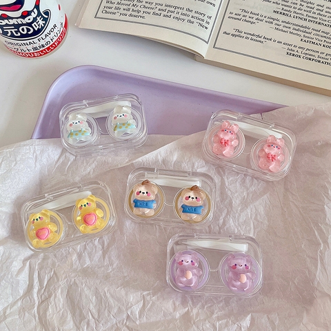 Khay đơn pha lê hình thú trong suốt kèm dụng cụ đeo