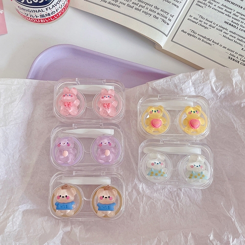 Khay đơn pha lê hình thú trong suốt kèm dụng cụ đeo