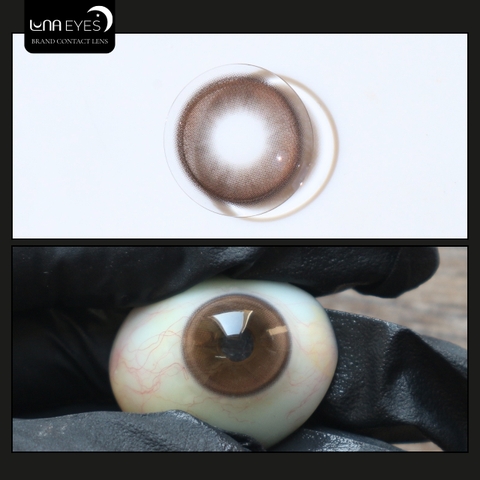 (Luna Eyes) LA-115 BROWN - size vừa