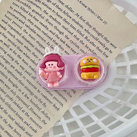 Khay đơn Eating Girl kèm dụng cụ đeo