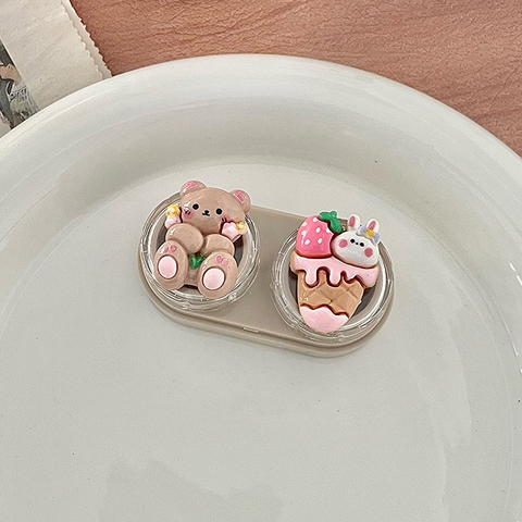 Khay đơn hình thú dễ thương kèm dụng cụ đeo