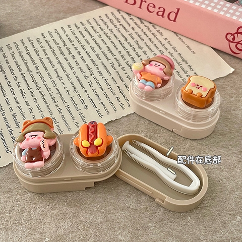 Khay đơn Eating Girl kèm dụng cụ đeo