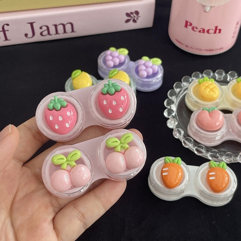 Khay đơn trái cây kèm dụng cụ đeo lens