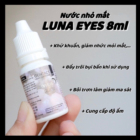 Nước nhỏ mắt LUNA EYES 8ml dành cho kính áp tròng