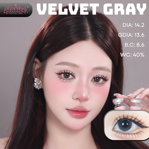 (Babiee) VELVET GRAY - size vừa