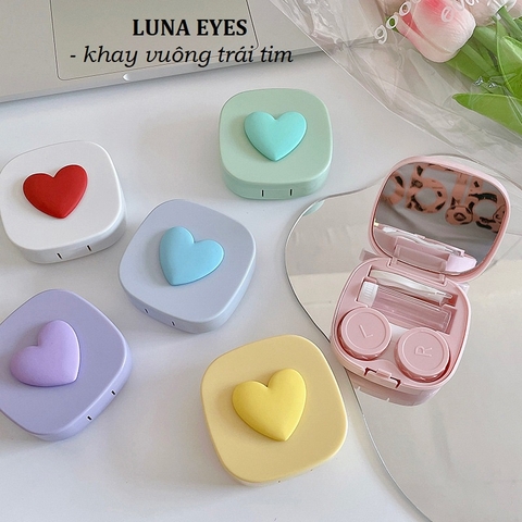 Khay vuông hình trái tim LUNA EYES kèm dụng cụ đeo