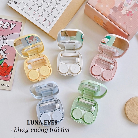Khay vuông hình trái tim LUNA EYES kèm dụng cụ đeo