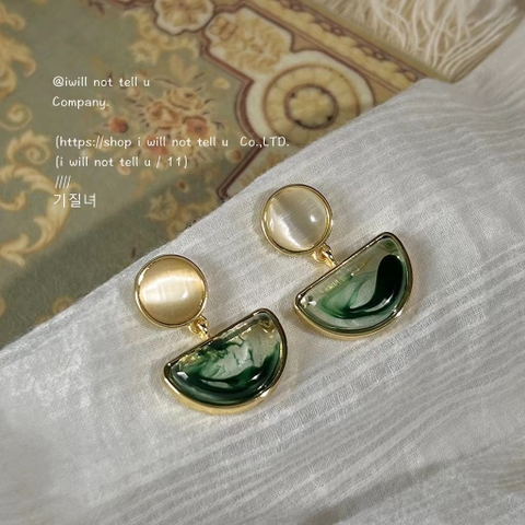 [L3] Bông tai LUNA EYES thời trang cao cấp