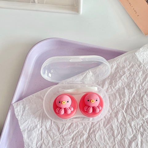 Khay đơn Hoạt Hình LUNA EYES kèm dụng cụ đeo lens