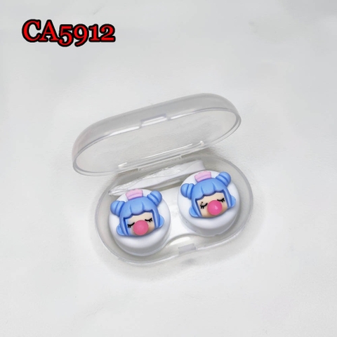 Khay đơn Hoạt Hình LUNA EYES kèm dụng cụ đeo lens