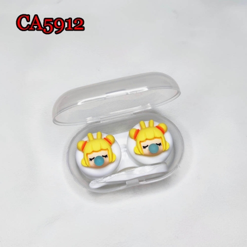 Khay đơn Hoạt Hình LUNA EYES kèm dụng cụ đeo lens