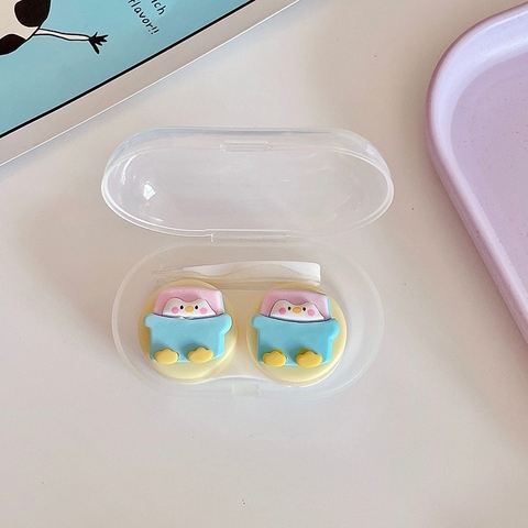 Khay đơn Hoạt Hình LUNA EYES kèm dụng cụ đeo lens