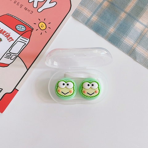 Khay đơn Hoạt Hình LUNA EYES kèm dụng cụ đeo lens