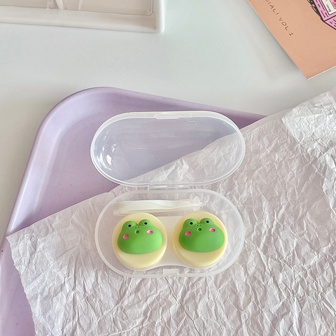 Khay đơn Hoạt Hình LUNA EYES kèm dụng cụ đeo lens