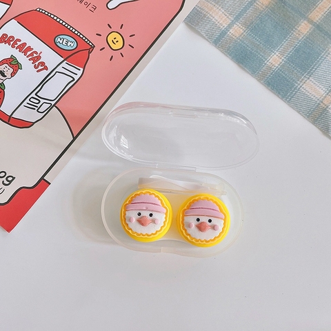 Khay đơn Hoạt Hình LUNA EYES kèm dụng cụ đeo lens