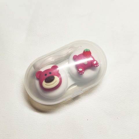 Khay đơn Hoạt Hình LUNA EYES kèm dụng cụ đeo lens