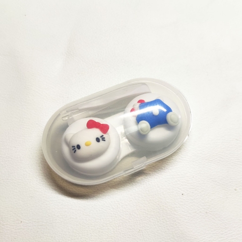 Khay đơn Hoạt Hình LUNA EYES kèm dụng cụ đeo lens