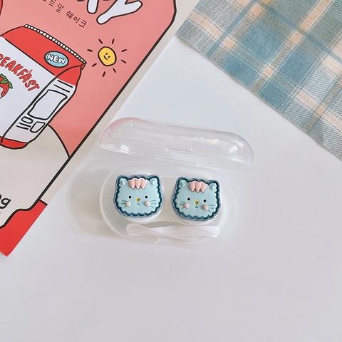 Khay đơn Hoạt Hình LUNA EYES kèm dụng cụ đeo lens