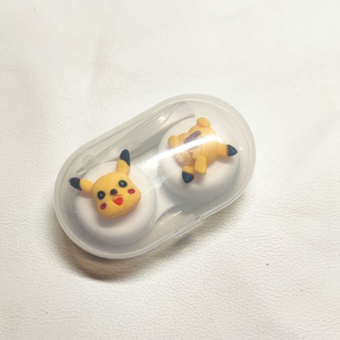 Khay đơn Hoạt Hình LUNA EYES kèm dụng cụ đeo lens