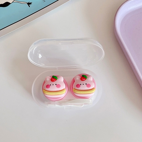 Khay đơn Hoạt Hình LUNA EYES kèm dụng cụ đeo lens