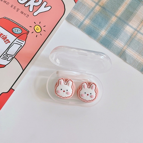 Khay đơn Hoạt Hình LUNA EYES kèm dụng cụ đeo lens