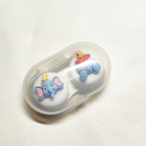 Khay đơn Hoạt Hình LUNA EYES kèm dụng cụ đeo lens