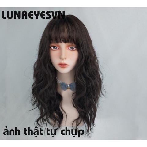 [5280] TÓC GIẢ XOĂN DÀI GỢN SÓNG HIPPIE LỌN TO