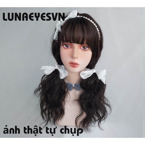 [5280] TÓC GIẢ XOĂN DÀI GỢN SÓNG HIPPIE LỌN TO