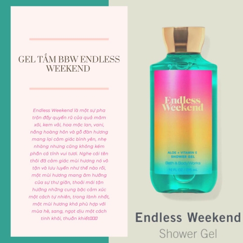 Sữa tắm hương nước hoa dạng gel Bath body works 295ml