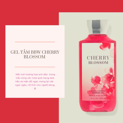 Sữa tắm hương nước hoa dạng gel Bath body works 295ml