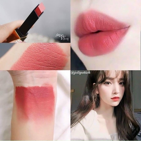 Son YSL  Rouge Pur Couture The Slim full box full size màu 11 Ambiguous Beige (vỏ vàng)