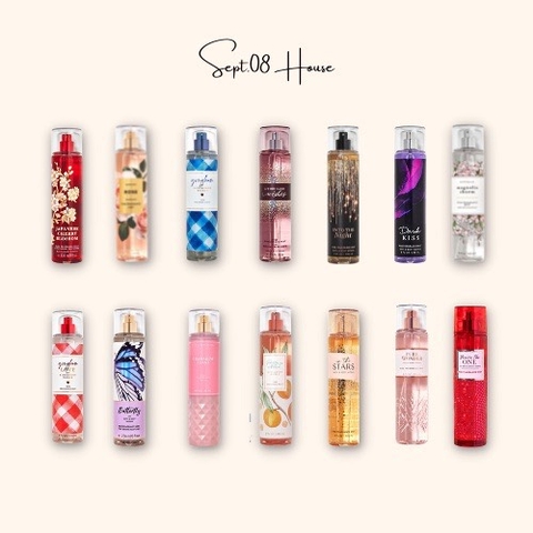 Xịt Thơm Nước Hoa Toàn Thân Bath & Body Works Fine Fragrance Mist 236ml nhiều mùi