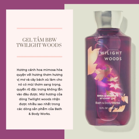 Sữa tắm hương nước hoa dạng gel Bath body works 295ml