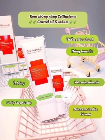 Kem chống nắng Cell Fusion C 50ml đủ màu