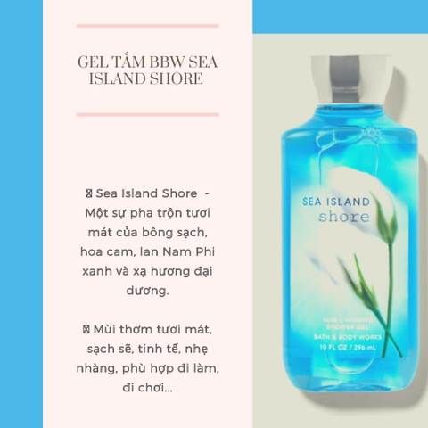 Sữa tắm hương nước hoa dạng gel Bath body works 295ml