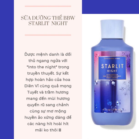 Sữa dưỡng thể Lotion hương nước hoa Bath Body Works 236ml
