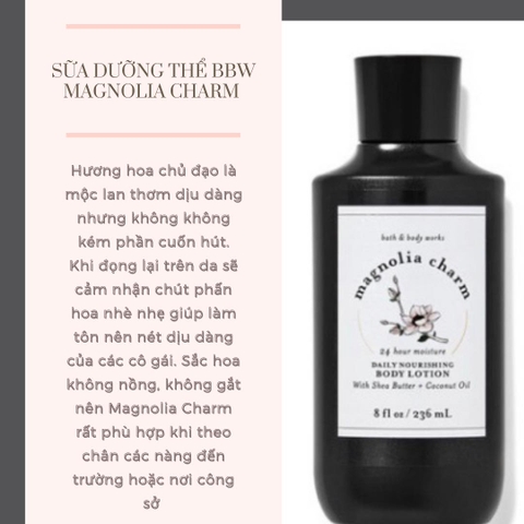 Sữa dưỡng thể Lotion hương nước hoa Bath Body Works 236ml